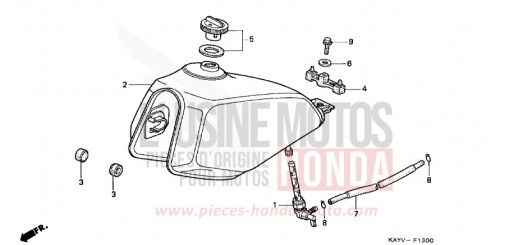 FUEL TANK NX125V de 1997